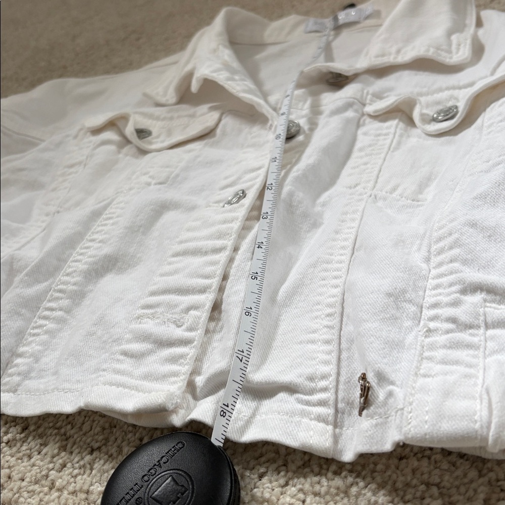 White Jean Jacket - Picture 8 of 8